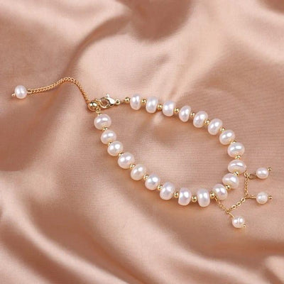 Elegant Pearl Beaded Bracelet
