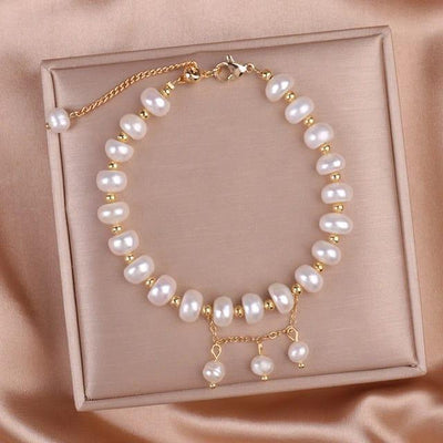 Elegant Pearl Beaded Bracelet