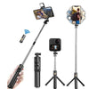 Selfie Stick Tripod with Light & Bluetooth Remote
