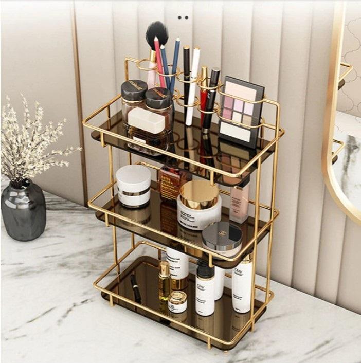 3-Layer Makeup Organizer Rack