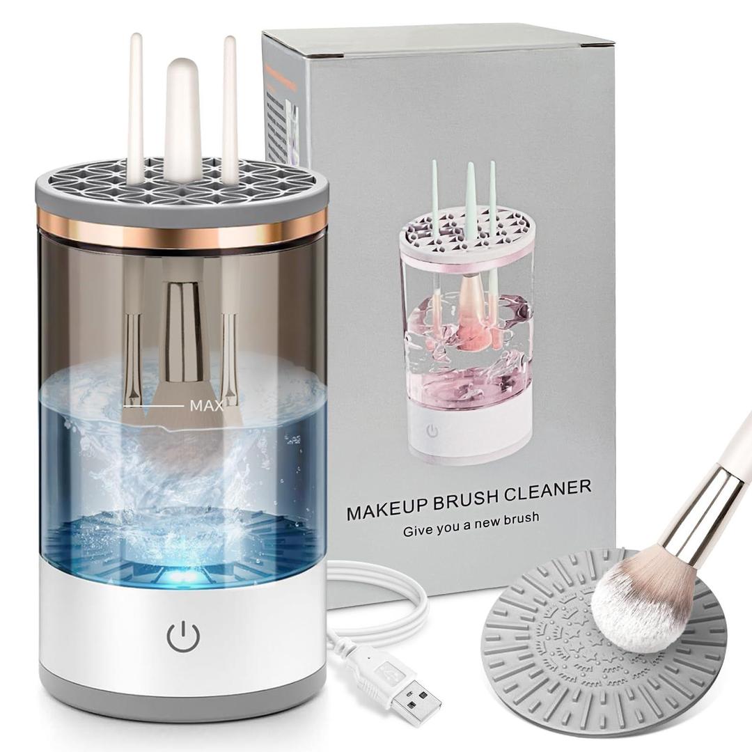 Reusable Automatic Makeup Brush Cleaner & Dryer