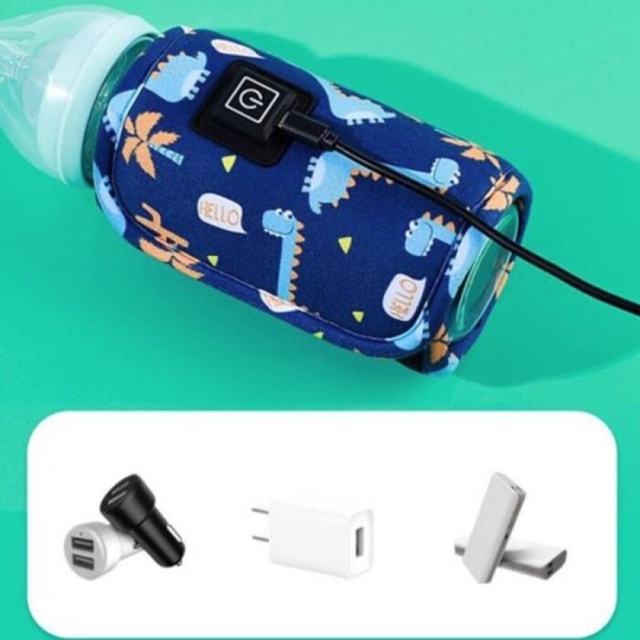 Portable USB Baby Bottle Warmer | Travel-Friendly Milk Heater for Feeding Anywhere