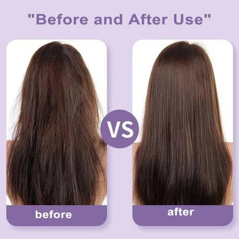 Portable Cordless Hair Straightener Brush