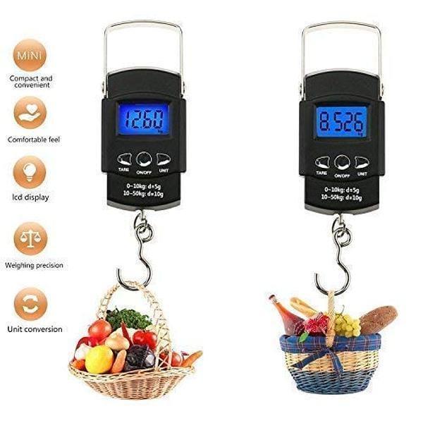 Black Digital Kitchen Scale