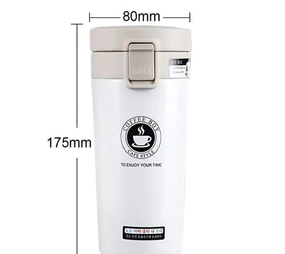 Insulated Travel Mugs – 380ml Stainless Steel