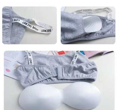 Multicolor Jersey Sports Bra