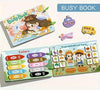 Kids Learning Busy Book | Montessori Activity Book for Early Education & Play