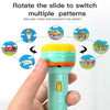 Kids Projector Torch Lamp Toy | Cartoon Flashlight with 24 Images & 3 Slide Discs